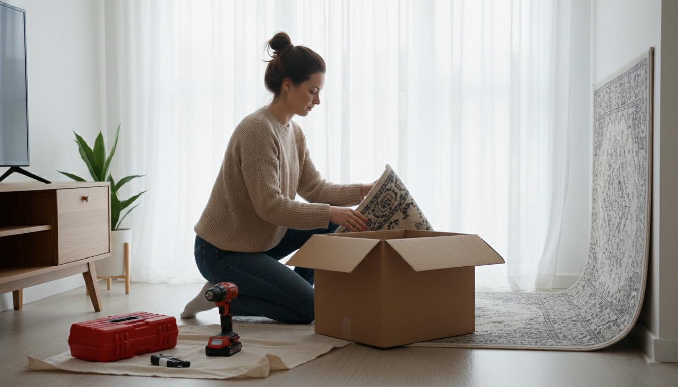 הנדימן בדרך לבית לקוח – בית מוכן לעבודה מסודרת